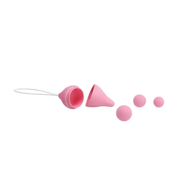 Cone Para Pompoarismo Em Silicone - Sexual Exercise Pretty Love - Imagem 4