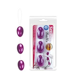 Cordão Tailandês Tamanho Grande em Plástico Liso 3,4 cm - Sexual Balls Baile