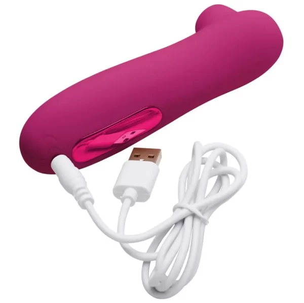 Mini Sugador de Clitóris Recarregável Em Silicone Macio Com 10 Modos de Pulsação - Imagem 3